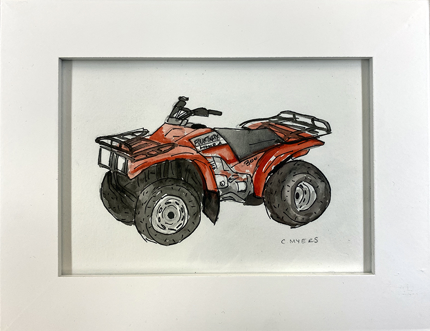 Christiana Myers - 'Memories and Motor Oil III'