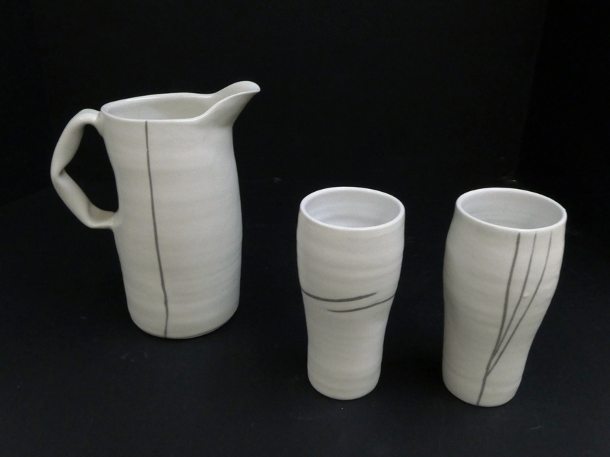 Joanna Pottle - pitcher and cups
